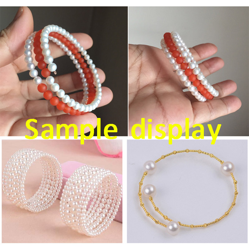 100 Loop Warna Emas Baja Kabel - Jewelry Making Knots ulasan dan harga